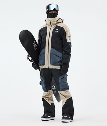 Montec Morpheus Snowboardoutfit Herre Sand/Black/Metal Blue
